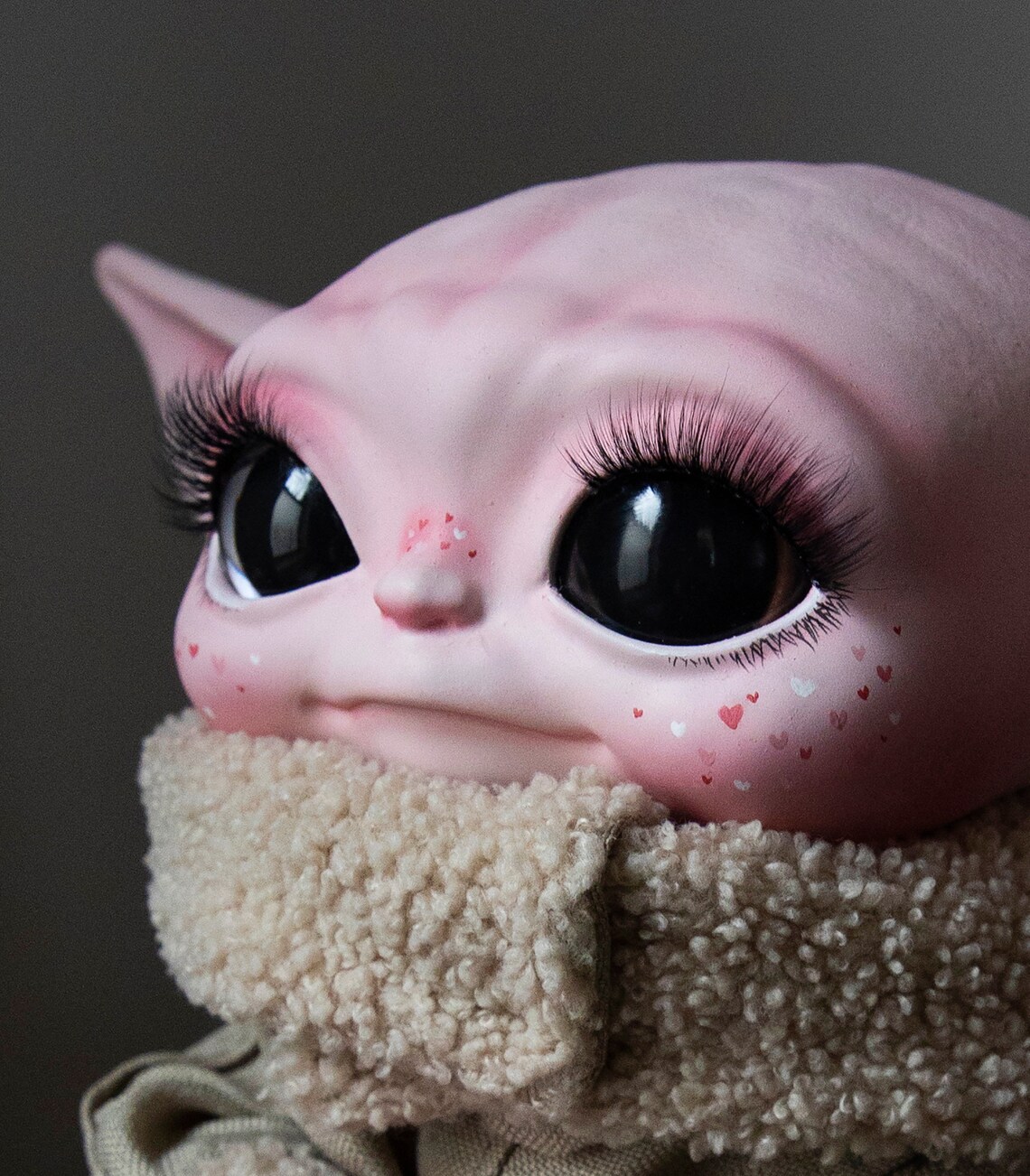 Pink Sweetheart Baby Yoda Doll PRE ORDER Etsy