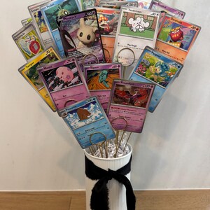 pokemon card bouquet flowers pokemon bouquet <3