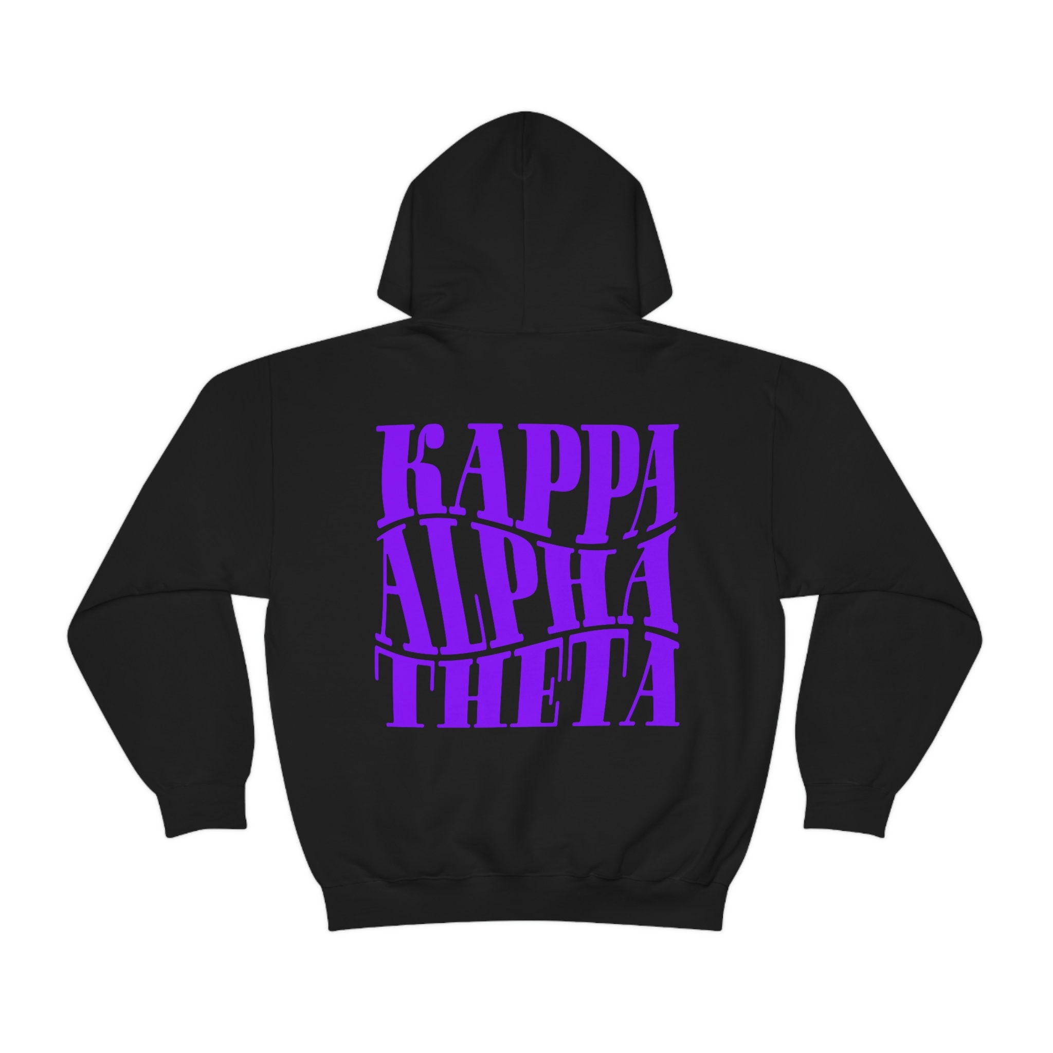 Kappa Alpha Theta Hooded Sweatshirt Dark Purple - Etsy