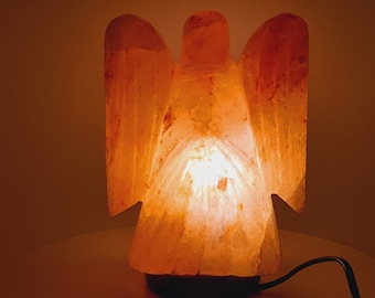 Angel lamp, Himalayan Crystal Salt Lamp - various sizes, Home decor, Crystal healing, mother's day gift