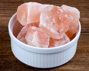 Natural Himalayan Salt Chunks Health Spa Bath Detox, Pink Rock Crystal Pure salt