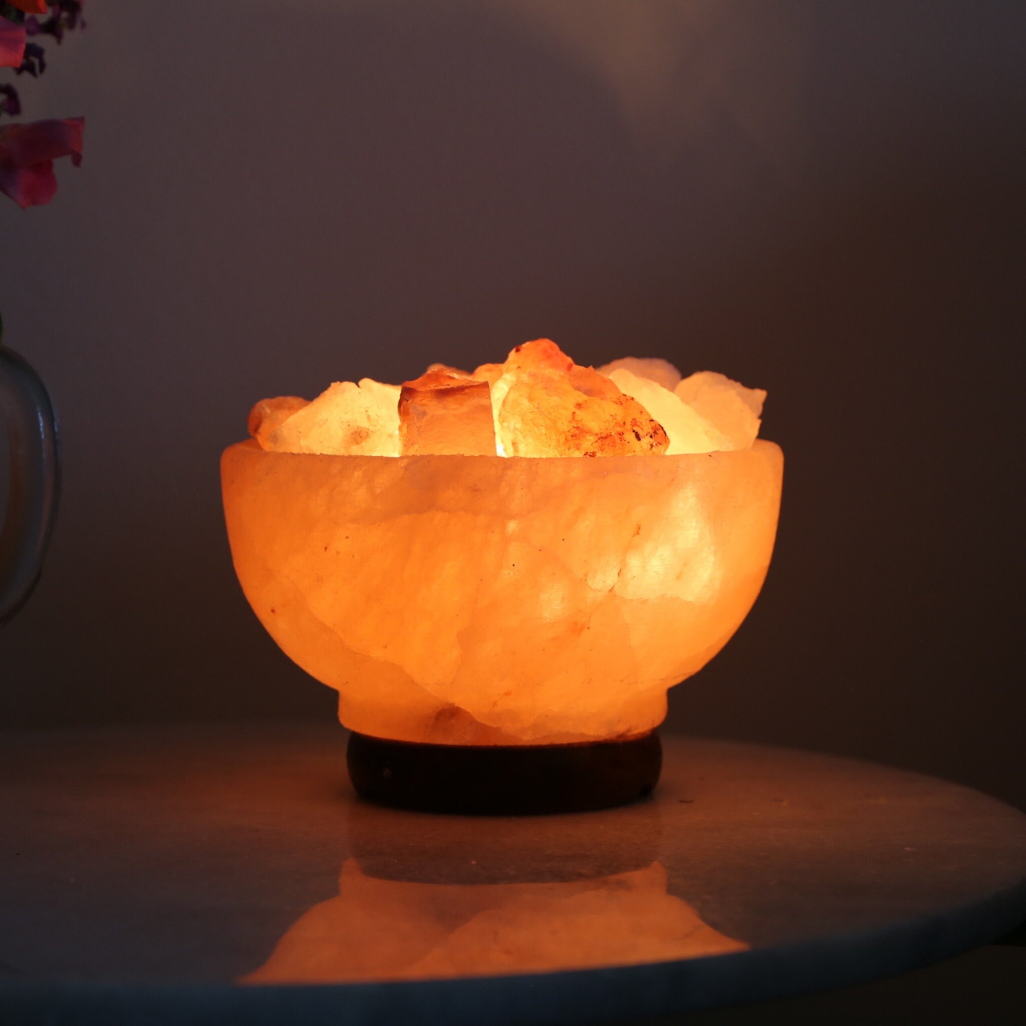 Original himalayan salt rock lamp xl for healing outlet