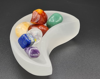 Tigela de Cristal de Selenita para Energizar: Cura Energética Polida