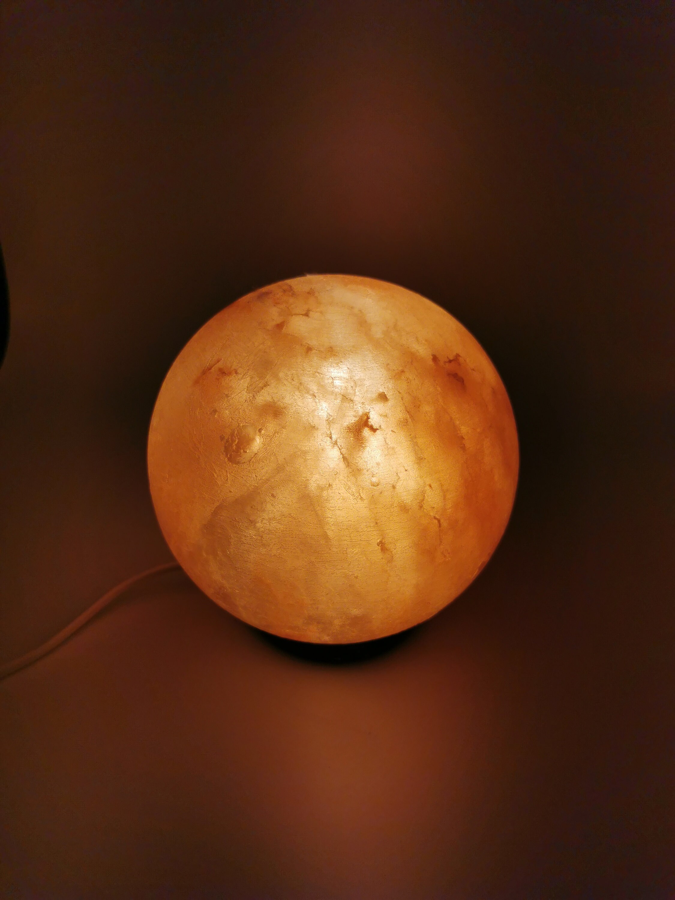 Circle salt cheap lamp