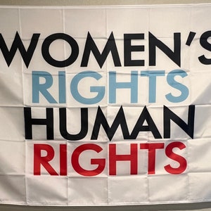 Women&#39;s Rights Human Rights Flag For College Dorm and Man Cave 3x5 (Beer Flag)