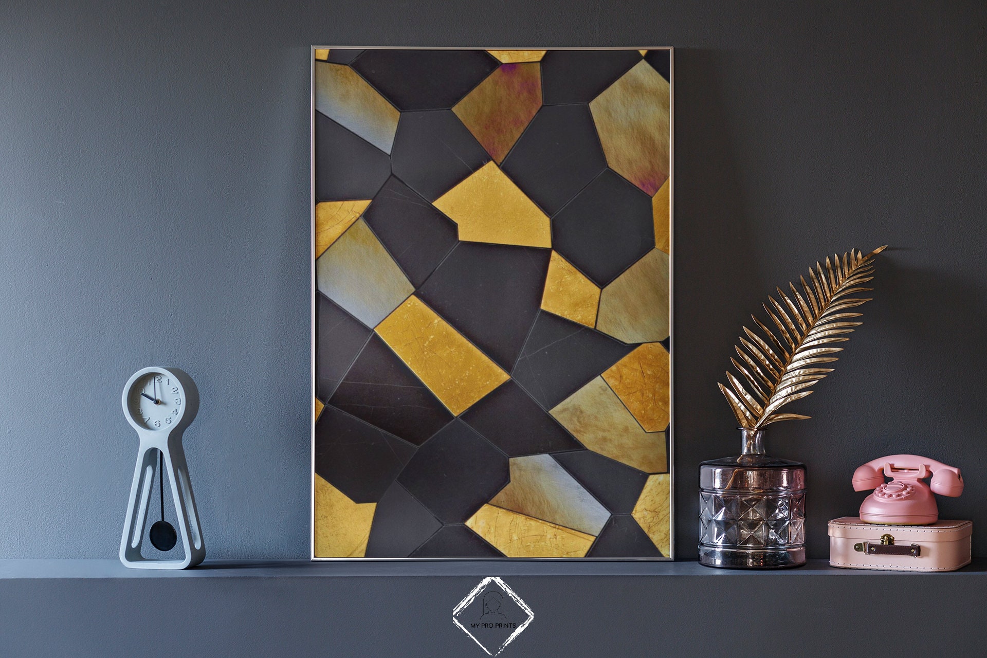 Black abstract Wall Decor Abstract poster Print Modern Trendy Etsy