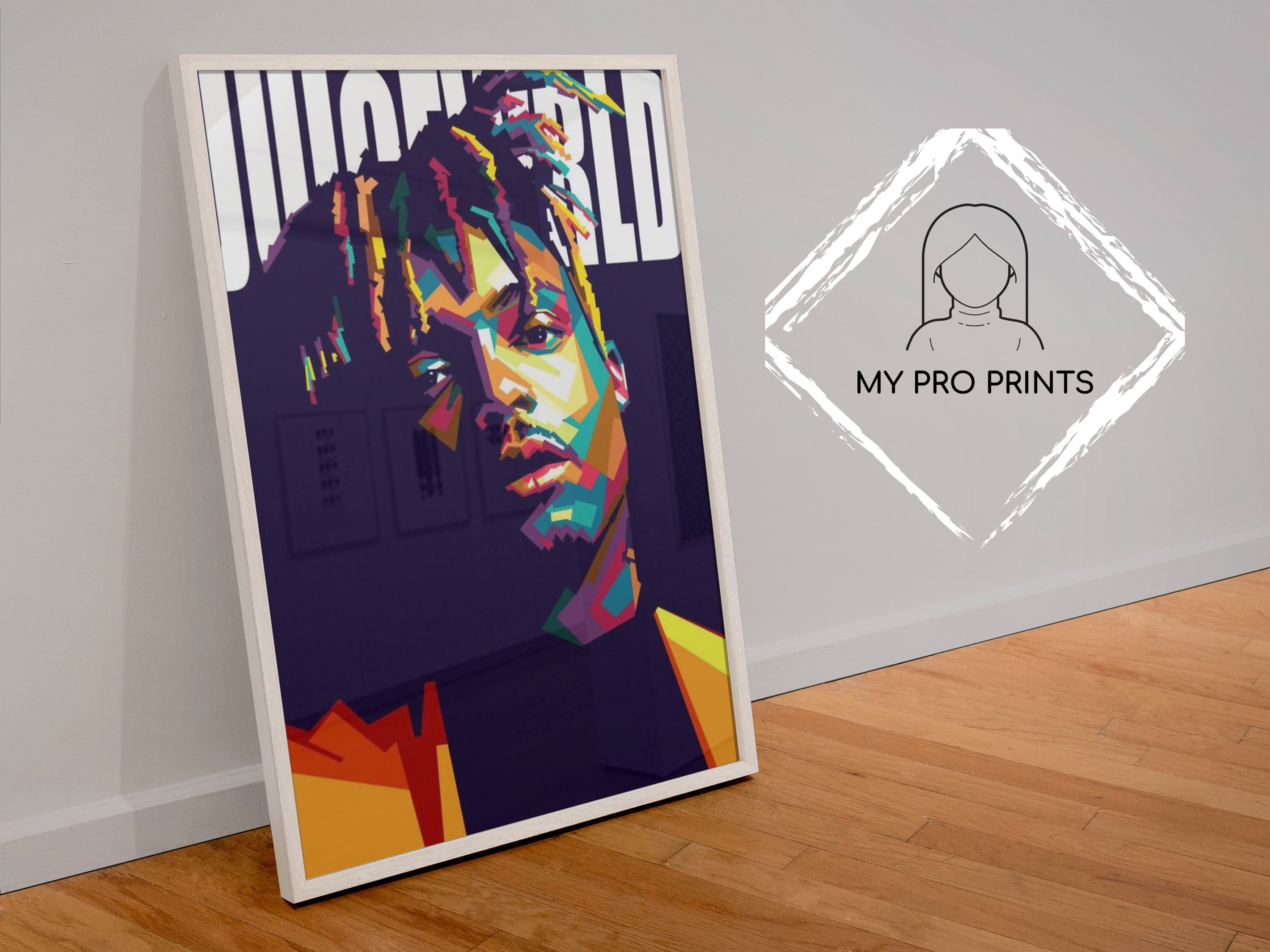 Juice WRLD Poster print Hip Hop Art Rap Merch Decor Wall art Etsy