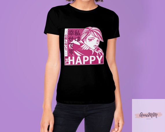 I M Happy Sad Anime Girl Unisex T Shirt Japanese Anime Etsy I M Happy Sad Anime Girl Unisex T Shirt Japanese Anime Etsy