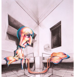 Original Pencil Drawing, Need