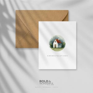 Nouvelle maison 002. - Carte de voeux - Nouvelle maison, Cartes de voeux, Achat d'une maison, Carte-cadeau, Félicitations, pendaison de crémaillère, Immobilier