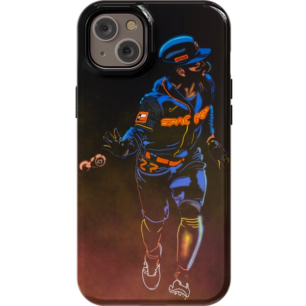 Jose Altuve Dark Mode Style Style Impact Resistant Sports Phone Case for iPhone Galaxy Pixel iPhone 15 Tough Case TPU Protective