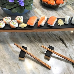 Sushi Board, Sushi Set, Sushi Serving Board, Wooden Sushi Board, Sushi Chopsticks,