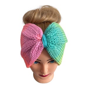 Ear warmer, turban, messy bun, knitted headbands