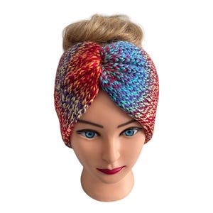 Ear warmer,turban, messy bun, knitted head band