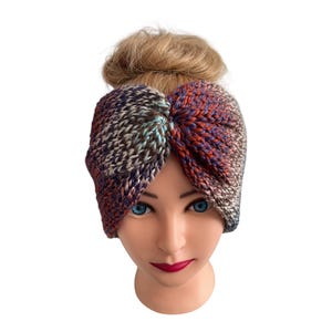 Ear warmer,turban, messy bun, knitted head band
