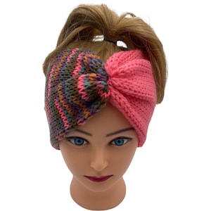 Ear warmer, turban, messy bun, knitted headbands