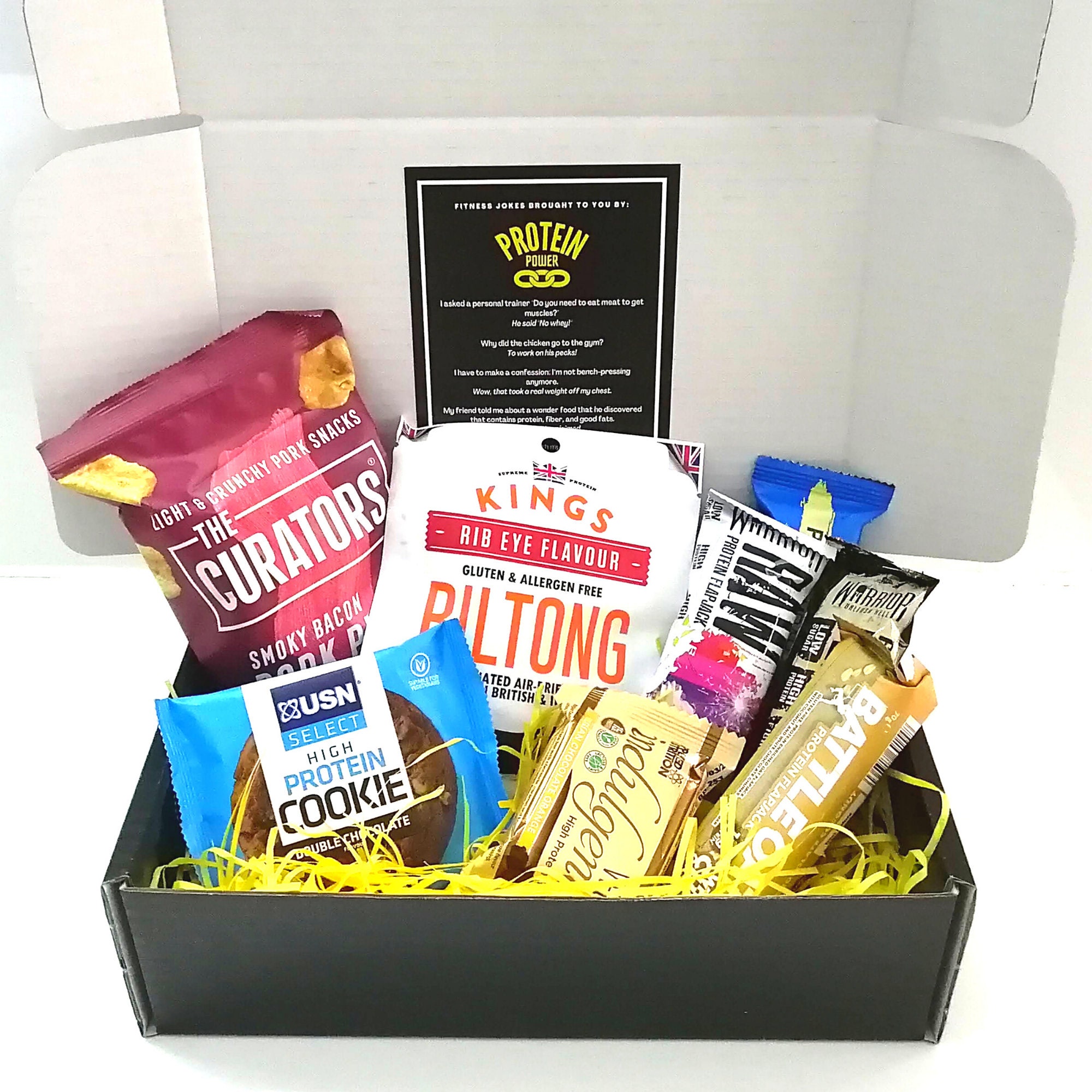 Protein Gift Box Protein Snack Box Protein Hamper Etsy
