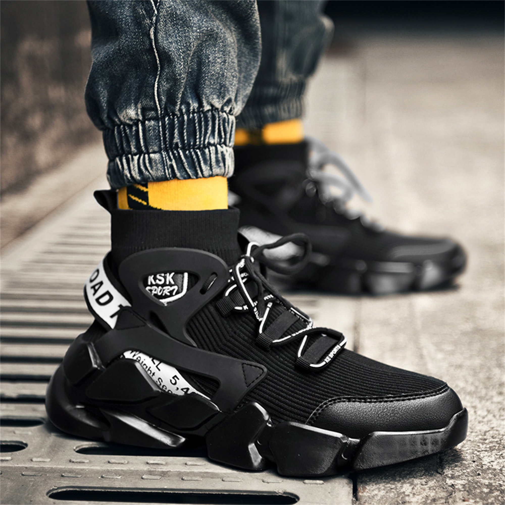 Unisex Techwear Streetwear Shoes Etsy