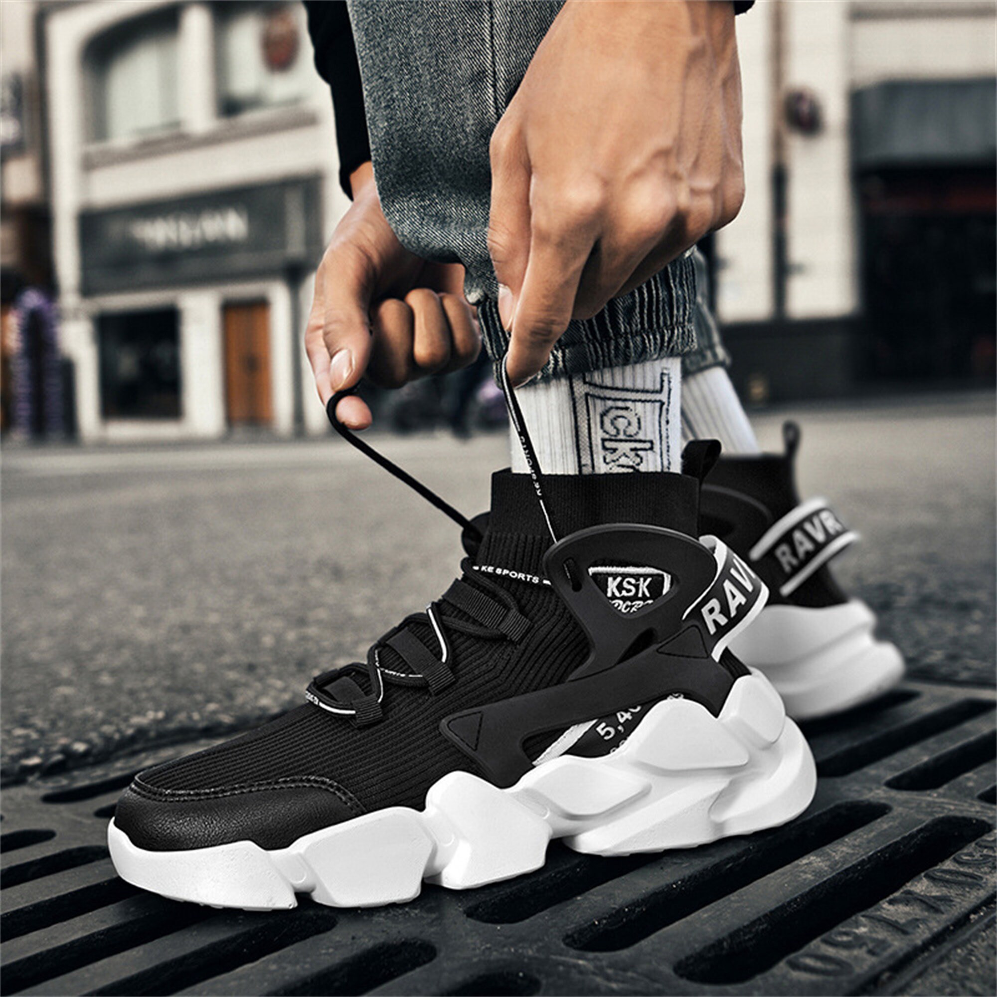 Unisex Techwear Streetwear Shoes Etsy