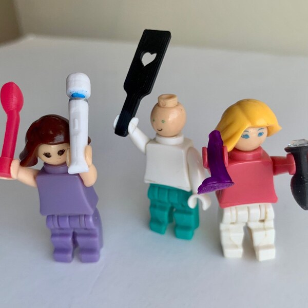 Miniature figure adult toy set. Accurate, adorable funny little collection designed to be compatible with all popular miniature figures.