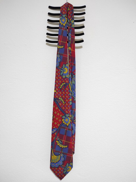 Italian Handmade Neck Tie, Pure Art Deco, Vintage… - image 2