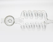 17cm 6.7 quot Glass Smoking Pipe Double Spiral