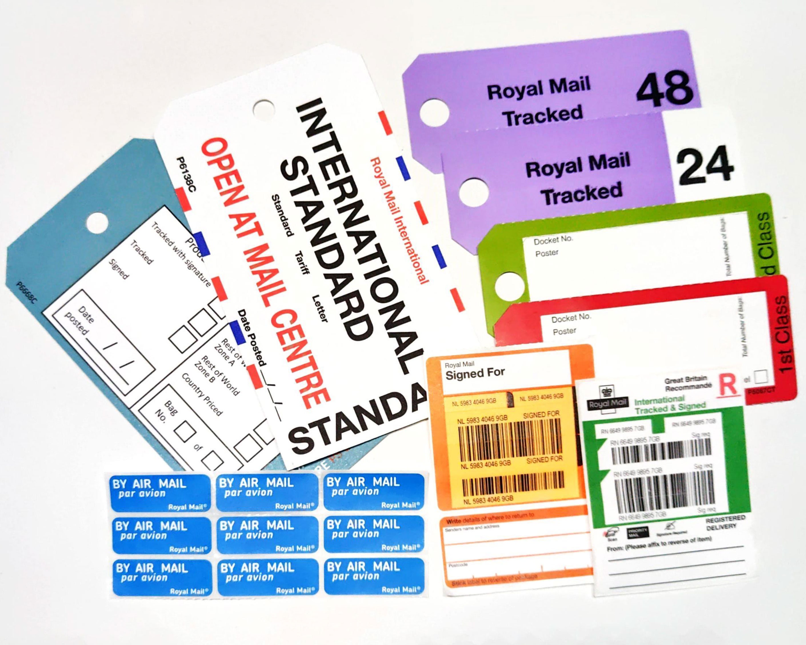 Royal mail order labels