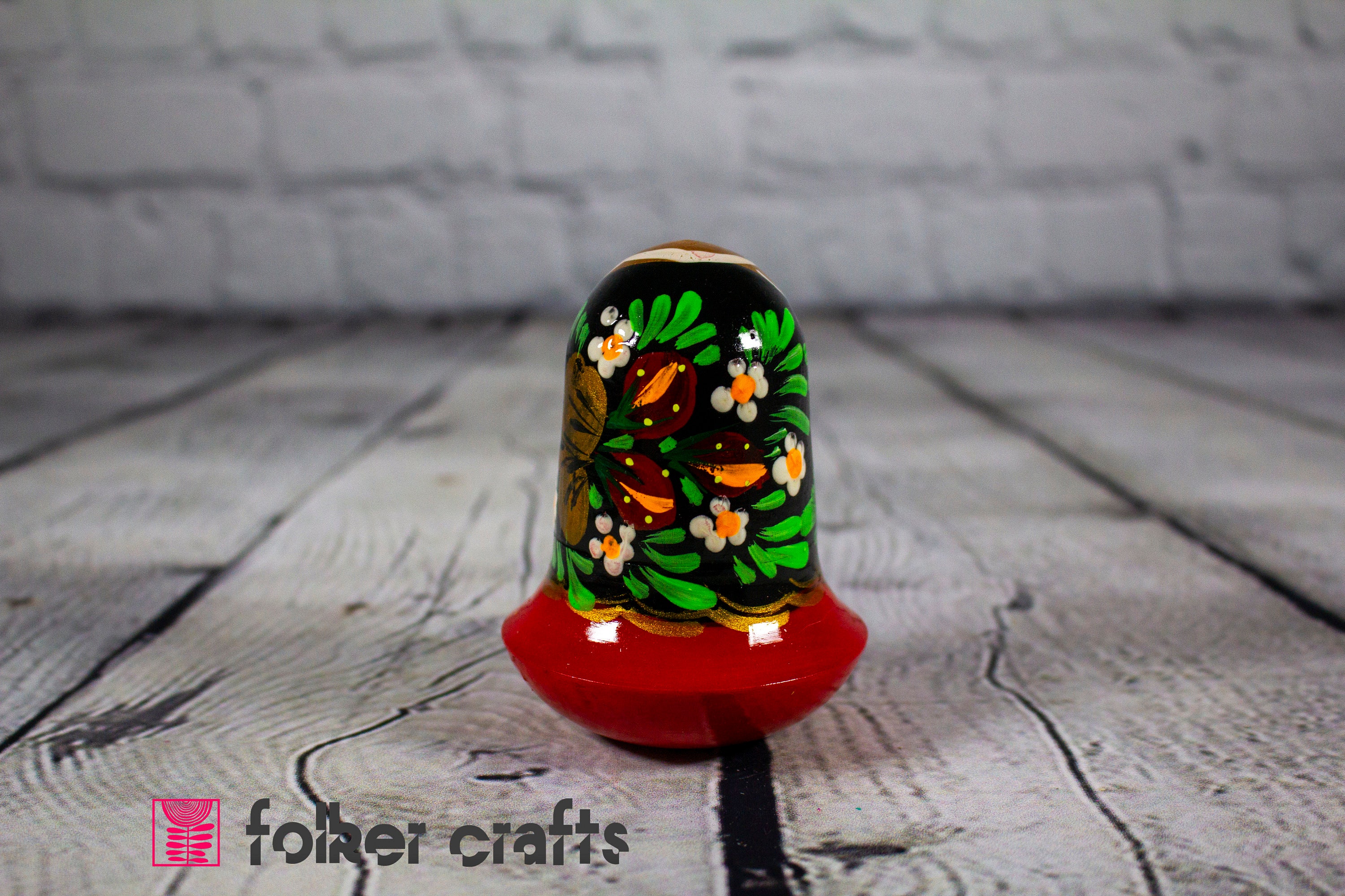 Wobbly Chime Doll Matryoshka Russian Nesting Dolls 8cm Etsy