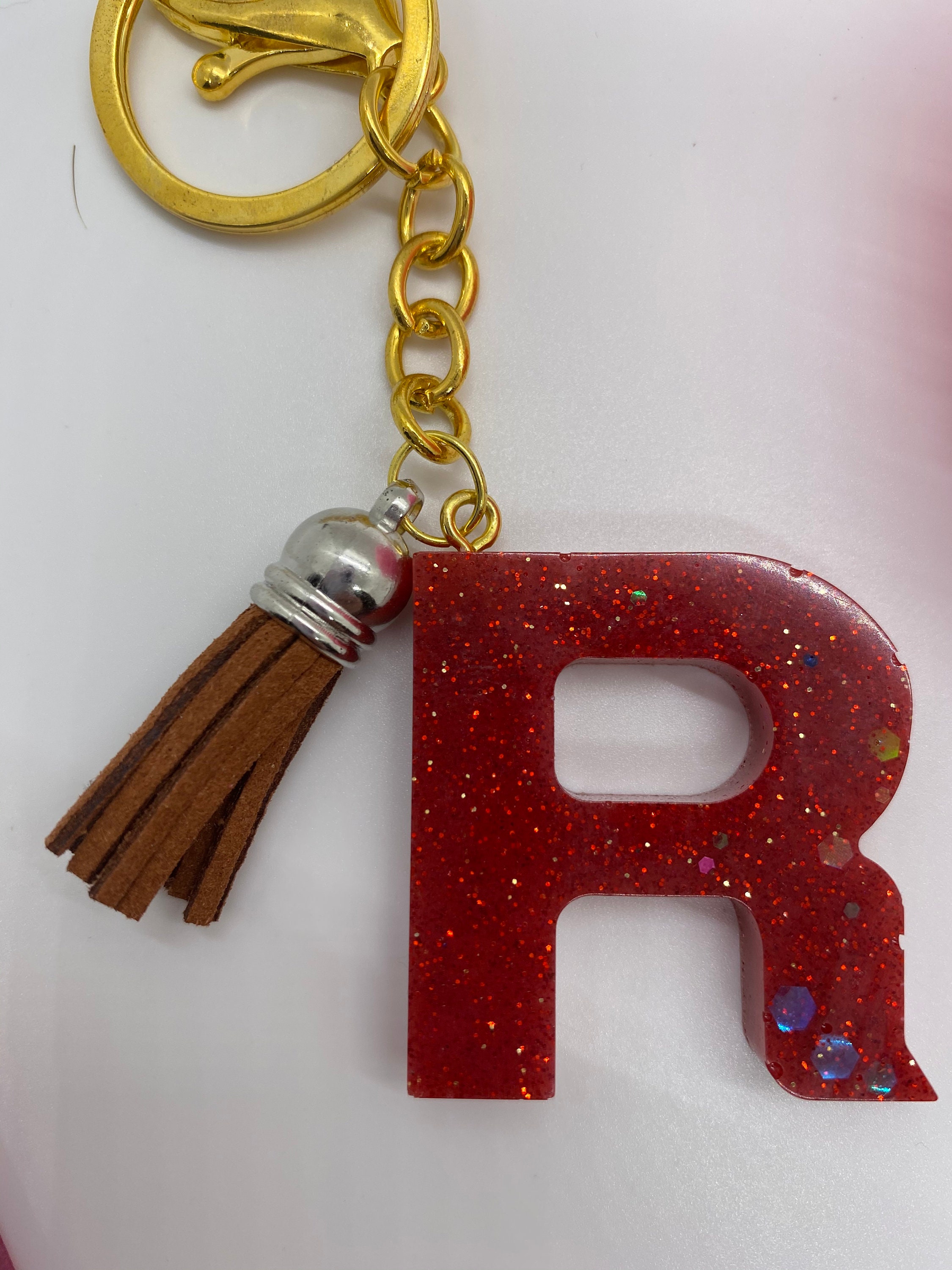 Personalized epoxy resin keychains Etsy
