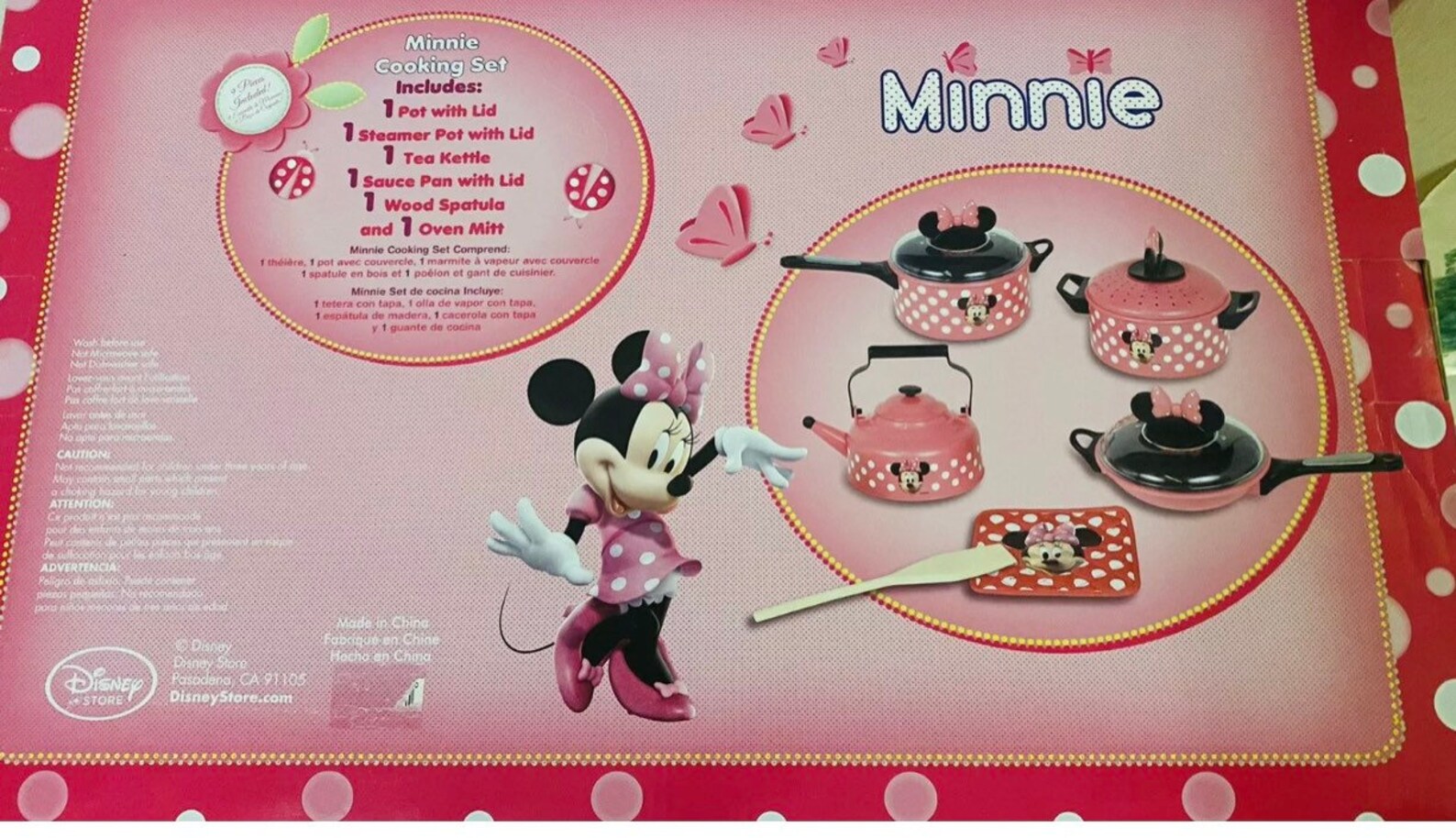 Disney Minnie Mouse Cooking Set Kitchen Play Set Pots and Pan Etsy