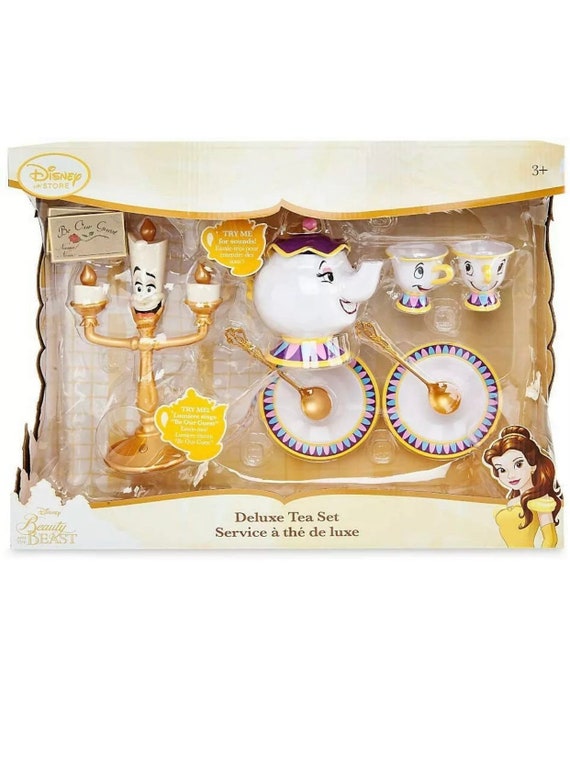 Disney Princess Beauty and the Beast Deluxe Tea Set Exclusive Playset  Singing 