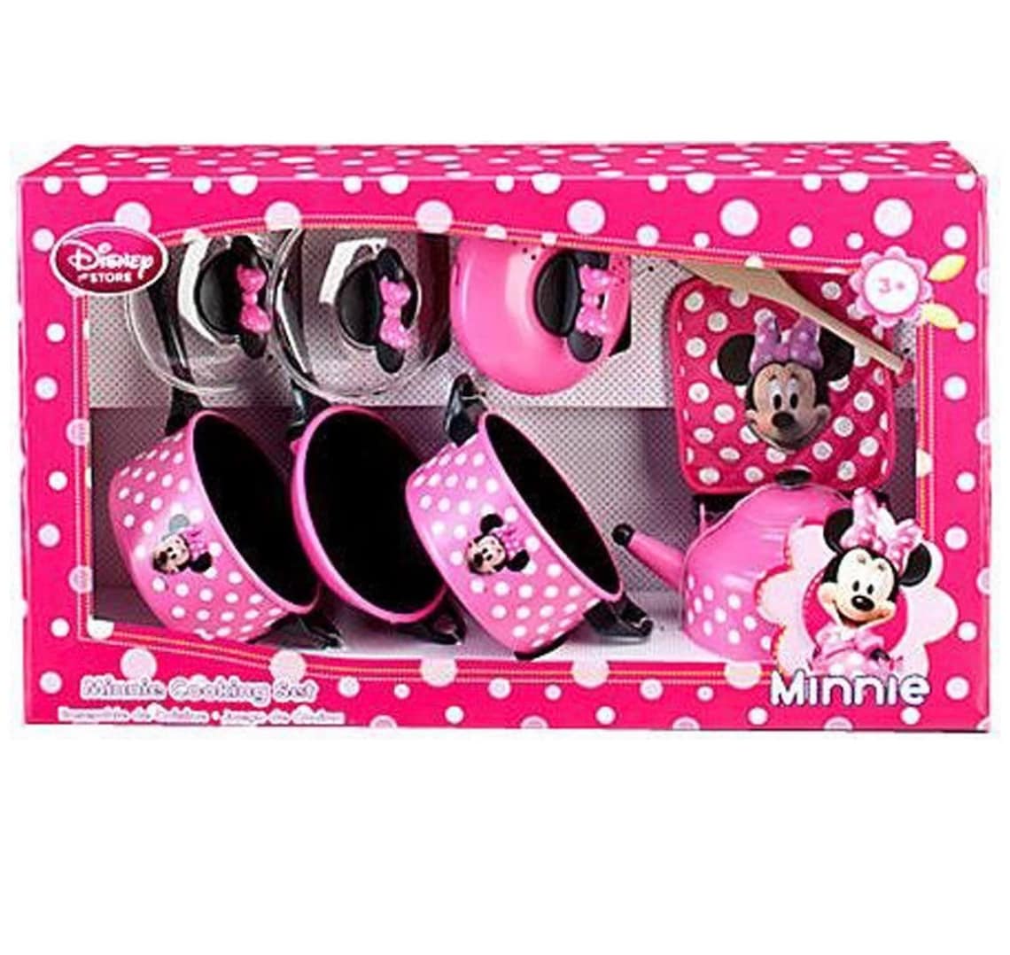 Disney Minnie Mouse Cooking Set Kitchen Play Set Pots and Pan Etsy
