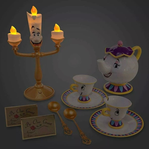 Beauty and the Beast Tea Set Etsy