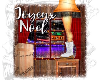 Joyeux Noel Png, a Cajun Christmas story Png, sublimation, digital Download, Png