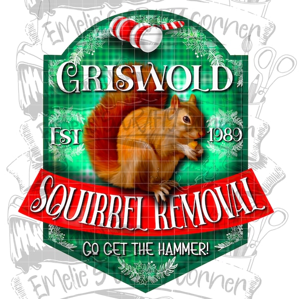 Griswold squirrel removal png, Christmas vacation Png, funny Christmas Png, sublimation, Digital Download, png