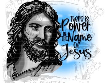 There is Power in the Name of Jesus/ PNG File ONLY/ Digital Download ...
