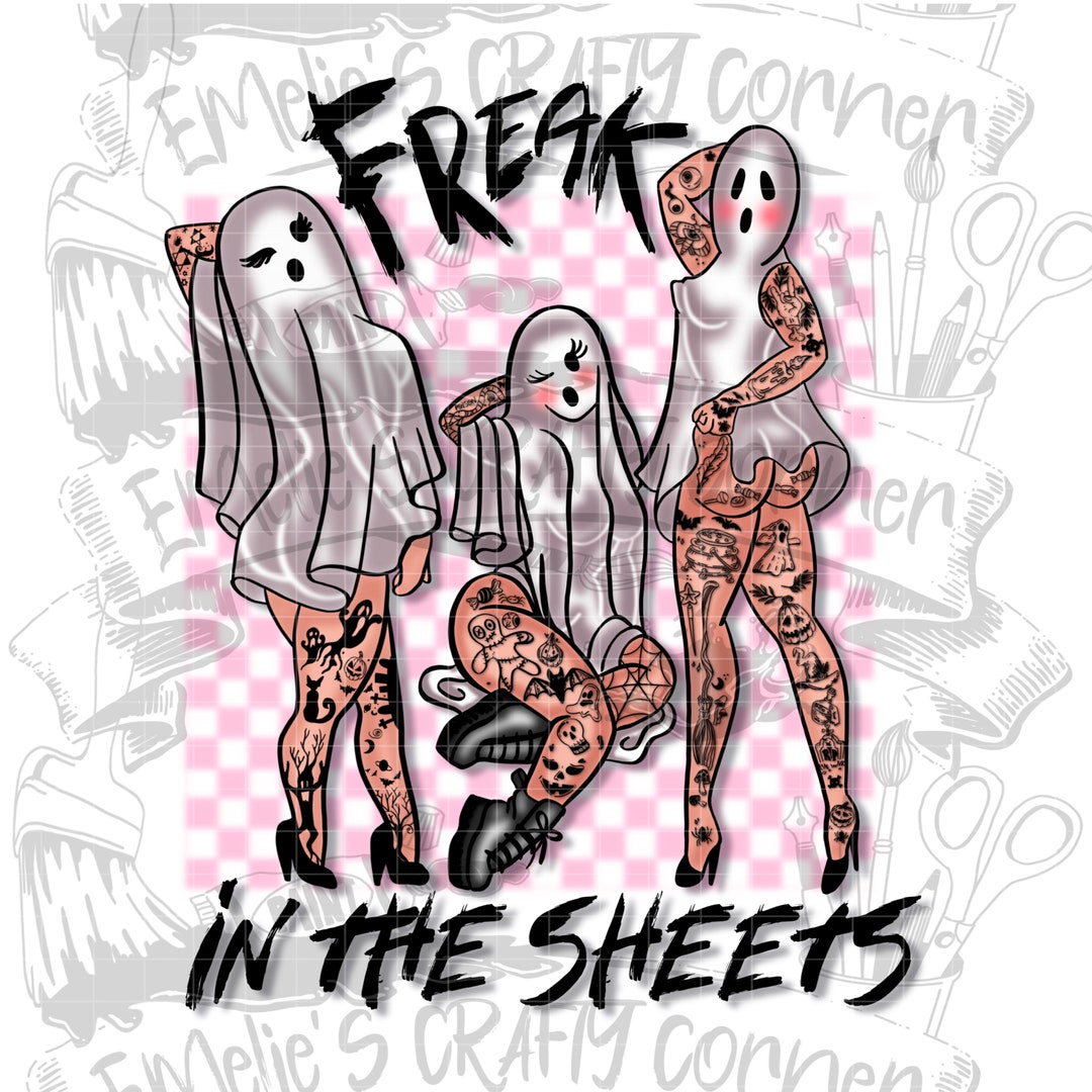 Freak in the Sheets Png, Ghost Pinup Png, Sublimation, Digital Download ...