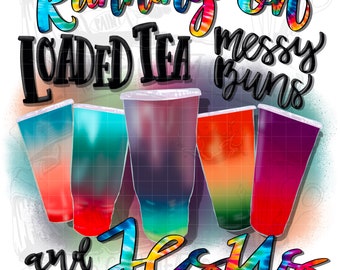Bieganie na herbatę, nieuporządkowane koki i Jezus, tie dye, herbata w proszku png, miłośnik herbaty w proszku, uzależniony od herbaty w proszku, sublimacja, pobieranie cyfrowe, png