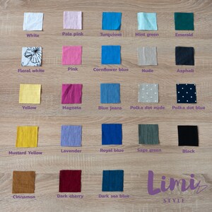 Loose linen blouse Linen wrap top for women Handmade clothing image 7