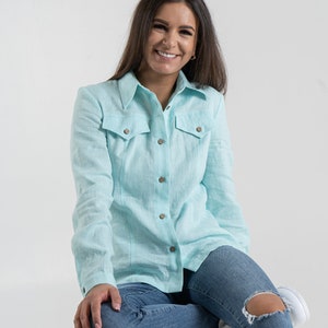 Linen shirt women | Linen tops for women | Handmade clothing