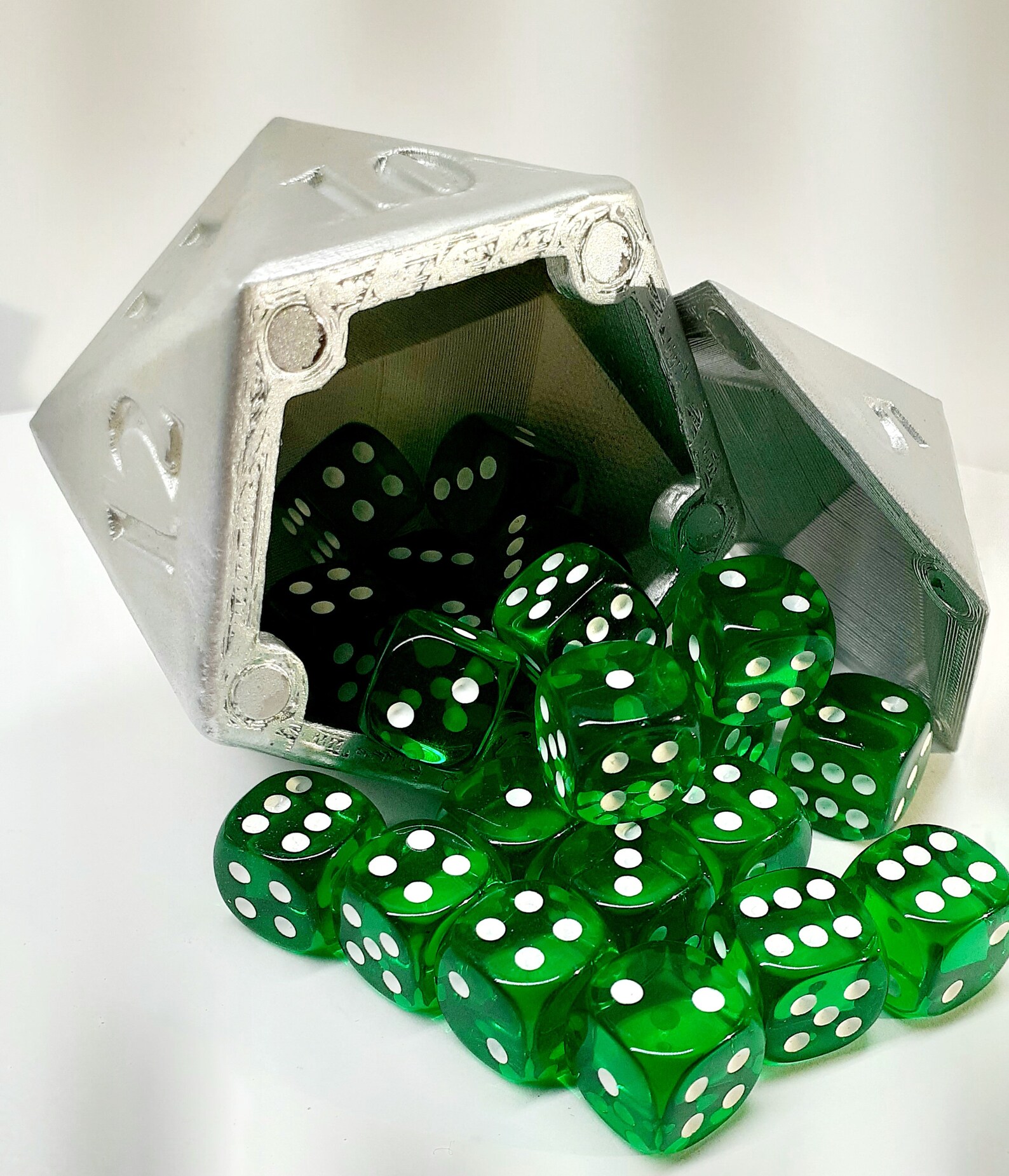 D20 Countdown Dice Container Small Etsy