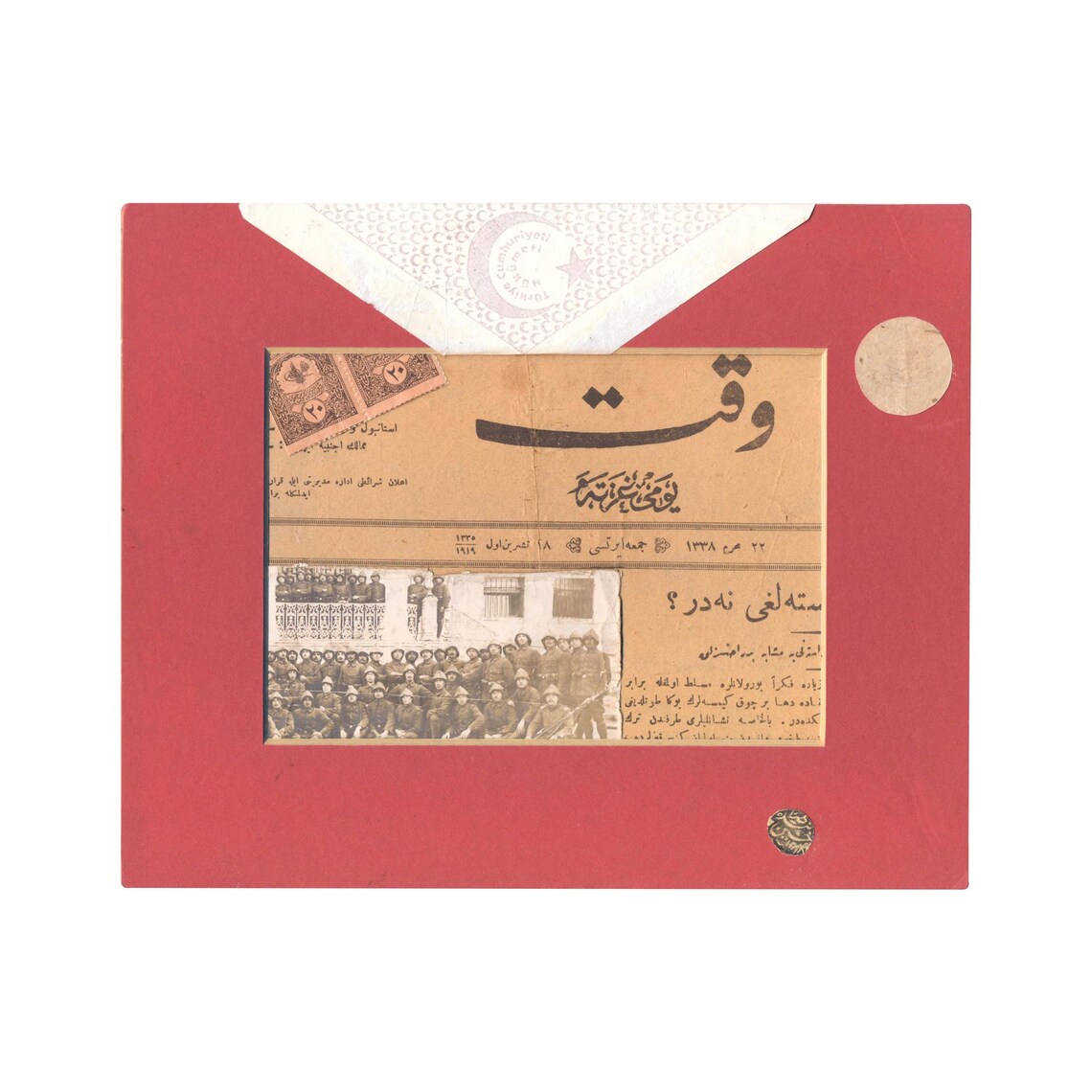 Vintage Ephemera Collage Art Handmade Art Journal Vintage Etsy