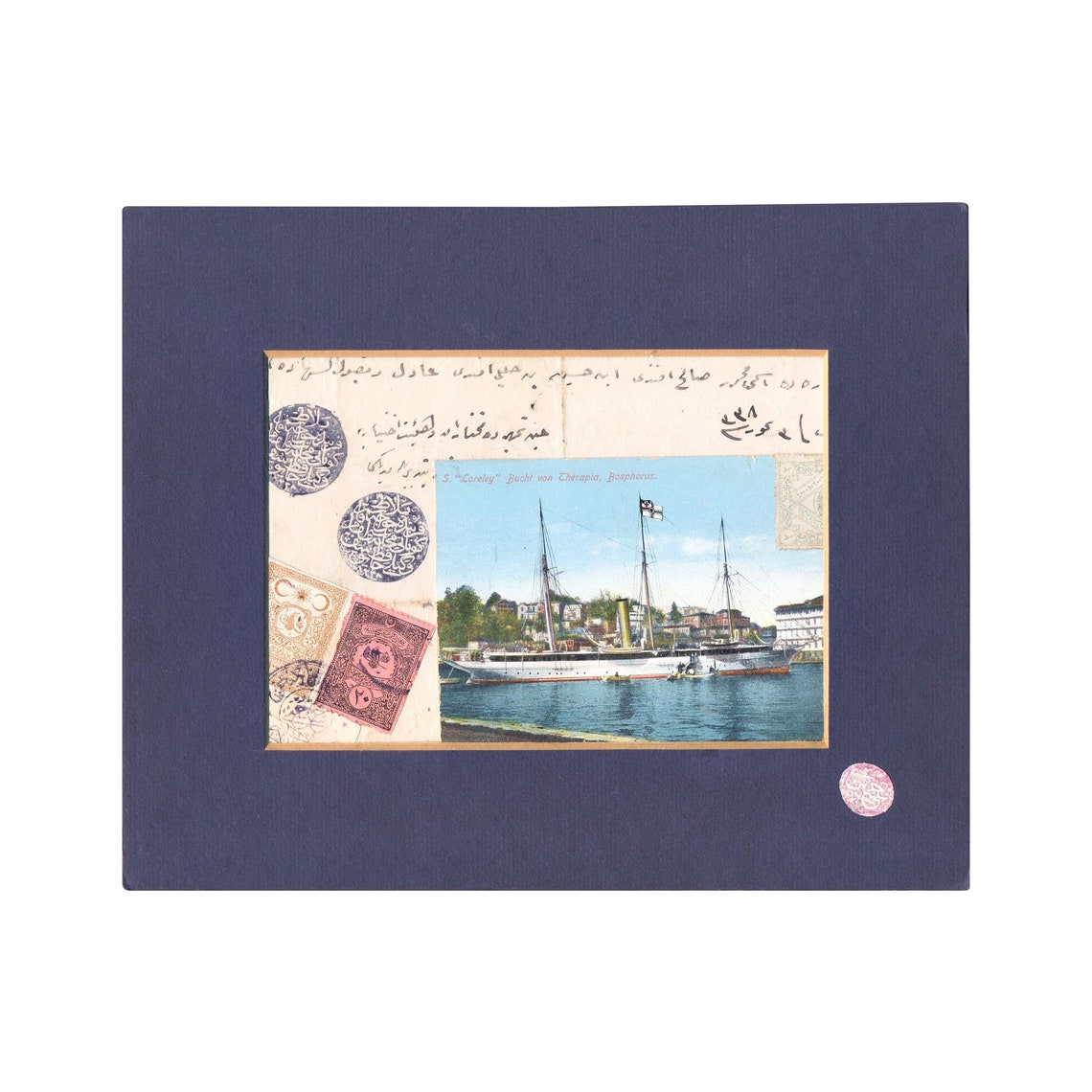 Vintage Ephemera Collage Art Handmade Art Journal Vintage Etsy