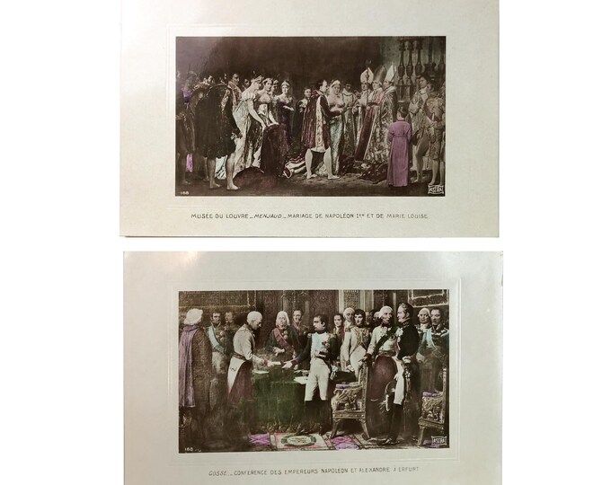Napoleon Bonaparte, Wedding of Napoleon & Marie Louise, Antique Vintage