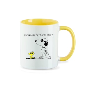 Keramiktasse Snoopy - Gerne mit Personalisierung