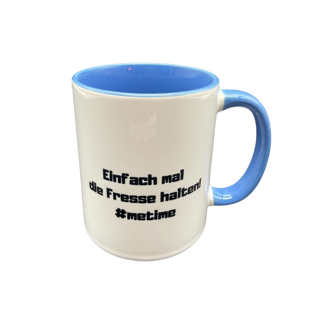 Zu Stolz Um Die Fresse Zu Halten Keramiktasse mit Spruch Einfach mal die Fresse halten metime - Etsy.de