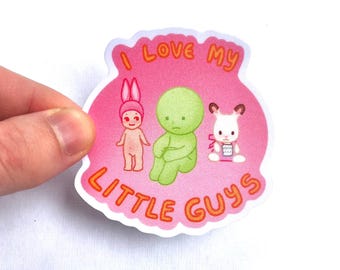 I Love My Little Guys Sticker