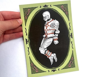 Bound Knight Illustration Art Print