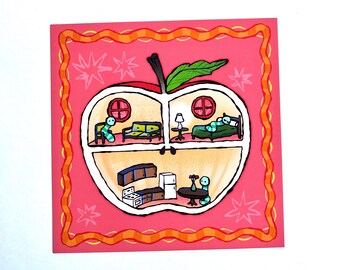 Apple House Art Print