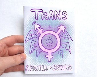 Trans Angels and Devils Riso Risograph Zine